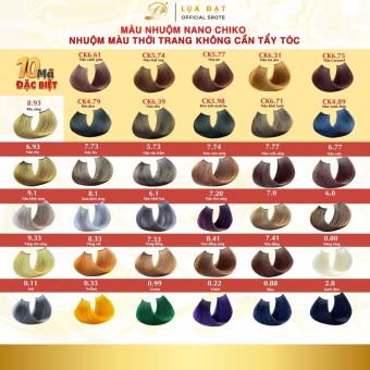 Thuốc nhuộm tóc CHIKO màu thời trang không cần tẩy tóc (KHÔNG KÈM OXI TRỢ NHUỘM)
