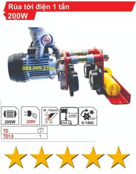 máy tời điện - tùa tời điện 1 tấn