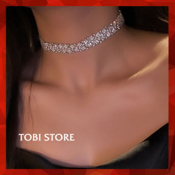 Vòng cổ choker đính đá lưới ôm sát cổ TB790