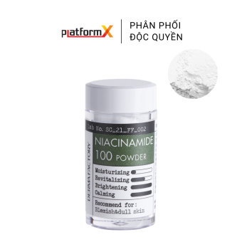 Bột dưỡng da làm trắng Derma Factory Niacinamide 100 Powder