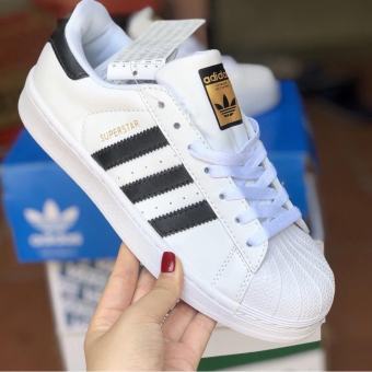 Giày Adidas SuperStar mũi sò, giày adidas kẻ sọc mũi sò hàng thời trang nam nữ đều đi đk full bill+hộp