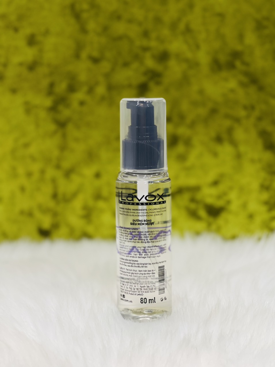 Tinh Dầu dưỡng bóng tóc Siêu mềm mượt thương hiệu chuyên nghiệp Lavox 80ml - Hair Coat