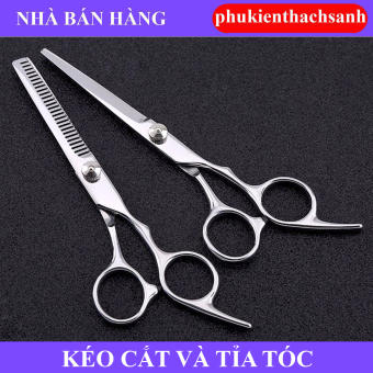 Bộ combo 2 kéo cắt và tỉa tóc phukienthachsanh