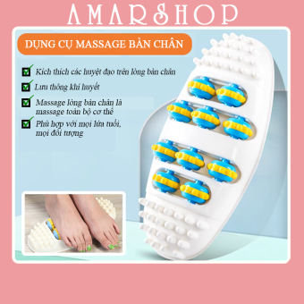 Bàn Lăn Massage Chân, Dụng cụ massage chân bằng nhựa mát xa chân bấm huyệt