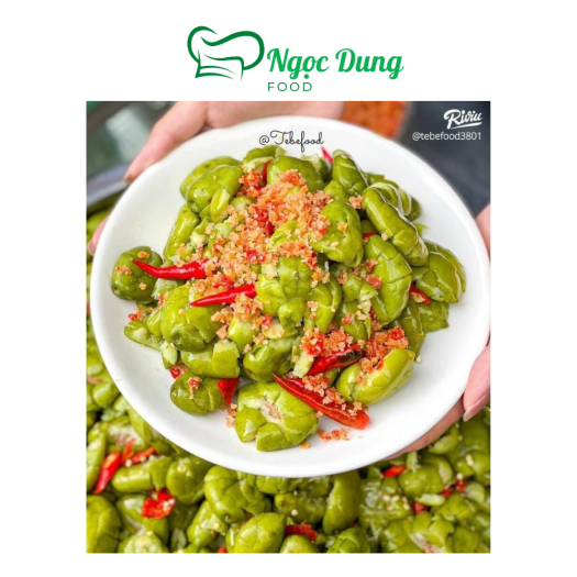 Cà na thái đập dập xốc muối ớt 500g