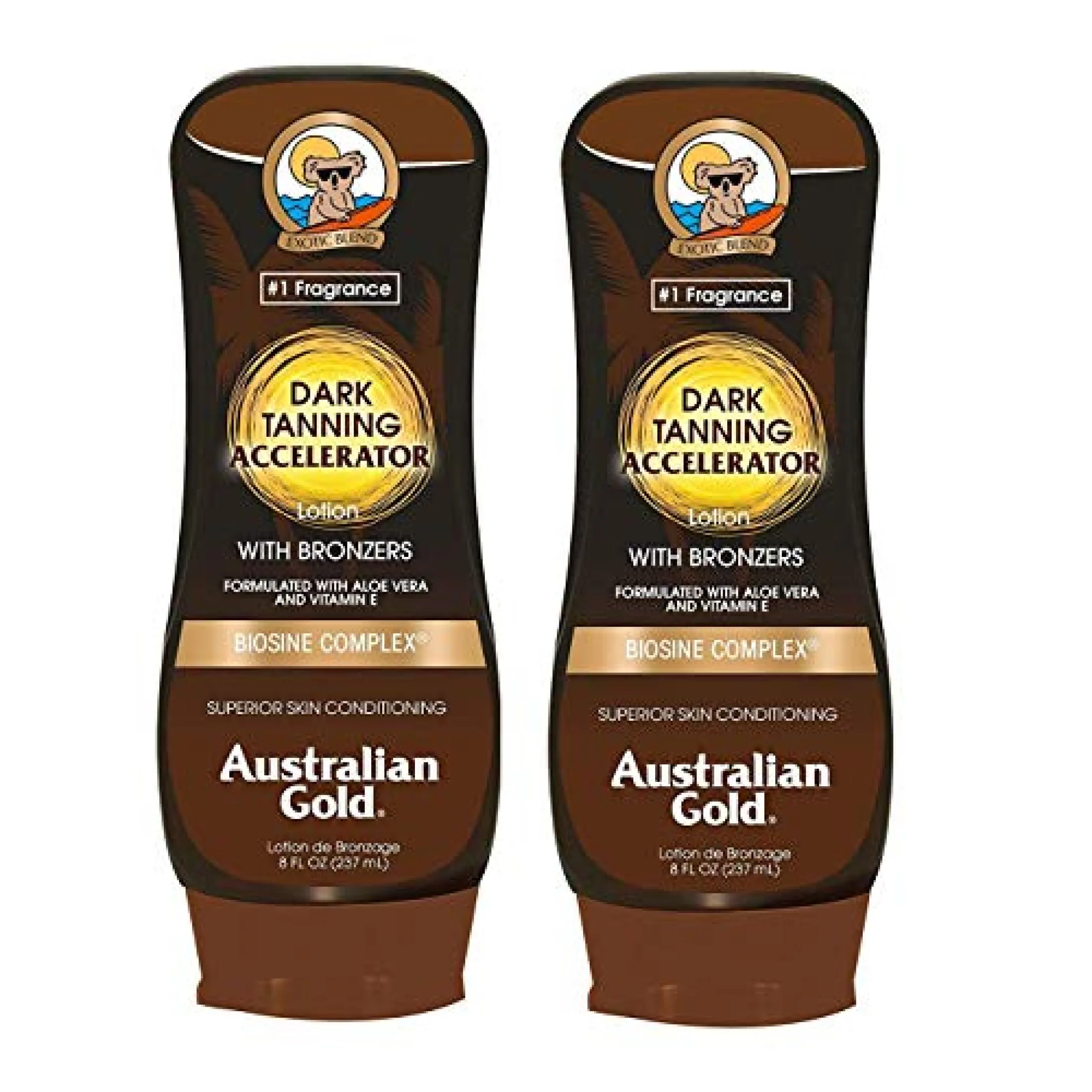 Australian Gold 2 Pack Dark Tanning with Bronzer Singapore