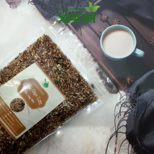 250Gr Gạo Lứt Sấy Rong Biển, Cốm Gạo Lứt / Gạo Lứt Rang - Thực Dưỡng Xanh