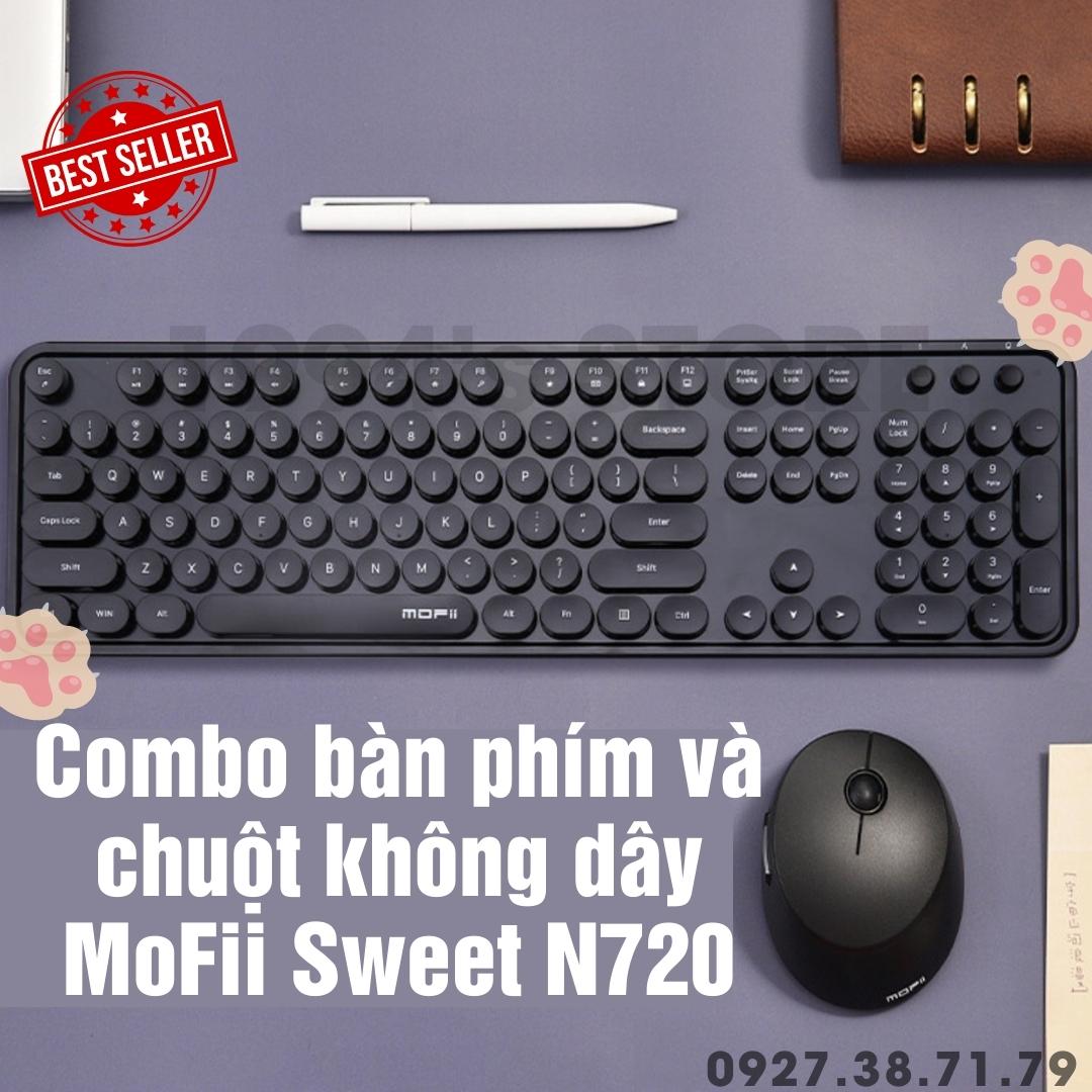 Combo bàn phím giả cơ và chuột không dây MoFii Sweet - MoFii N720