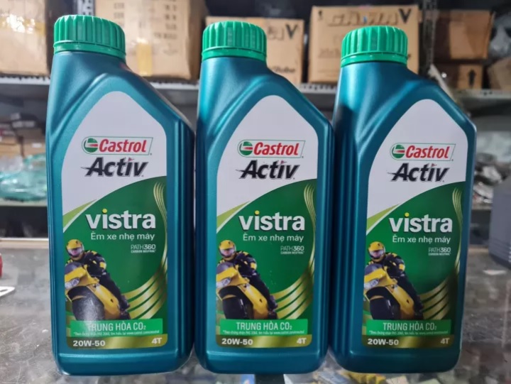 [HCM]Nhớt Castrol Activ Vistra 20W50, 1 lít