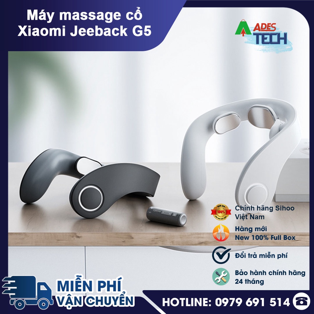 [HÀNG CHÍNH HÃNG] Máy massage cổ Xiaomi Jeeback G5 thông minh | BẢO HÀNH 3 THÁNG