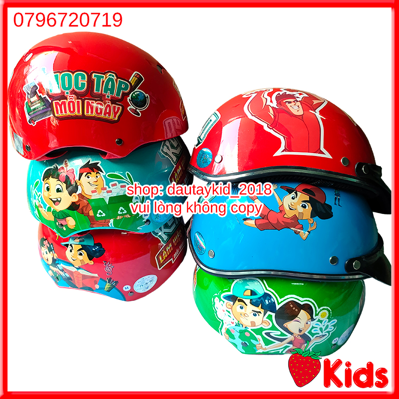 MŨ BẢO HIỂM KUN nón kun hàng khuyến mãi sữa Kun