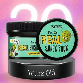 Mặt Nạ Rau Má “I’m The Real Sherk Pack“ Đất Sét Bạc Hà