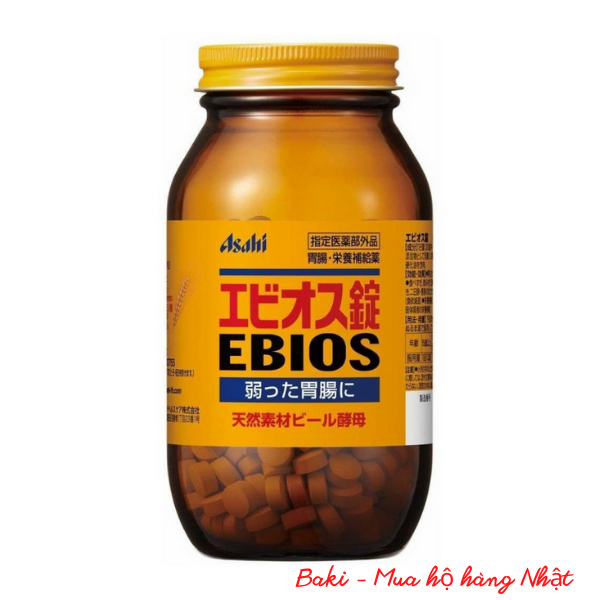 Viên hỗ trợ tiêu hoá Ebios nhật bản 2000 viên