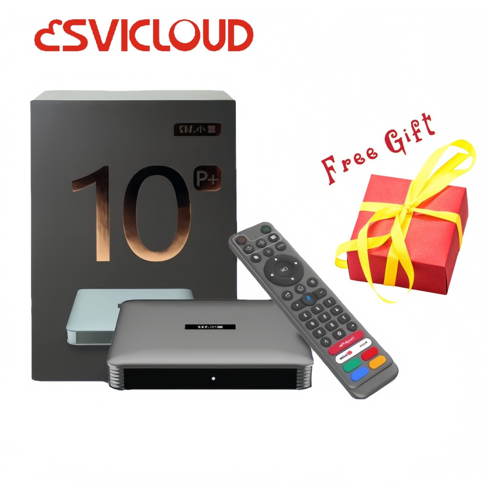 Svicloud 9P Tv Box - 4K Android Smart Media Player With Wifi 2.4