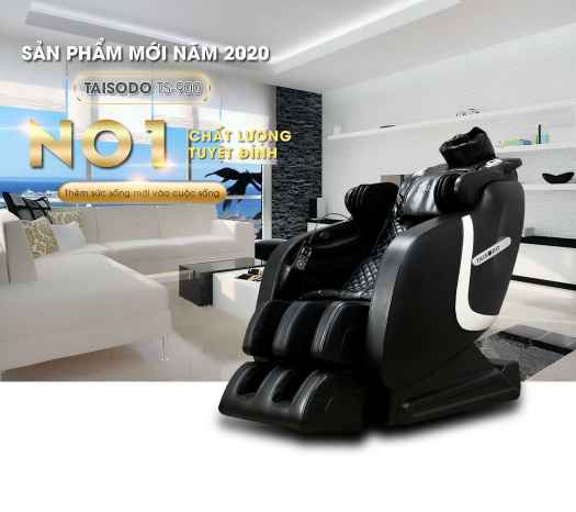 Ghế massage Taisodo Ts 900 - Màu Đen và Vàng Đồng