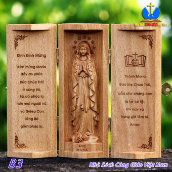 Bàn thờ Công Giáo mini -  Bàn thờ mini B3  - Nhà sách Công Giáo Việt Nam