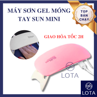 MÁY HƠ GEL SUN MINI 6W UV LED NAIL LAMP SUNMINI đèn hơ móng tay chân loại nhỏ gọn giúp khô  nhanh chóng dụng cụ giúp sấy khô sơn móng LOTA SHOP