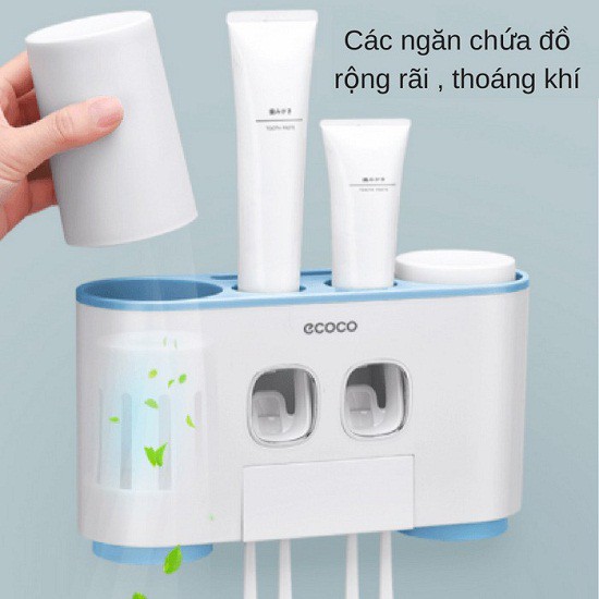 Bộ nhả kem nhà tắm Ecoco loại 4 cốc cao cấp