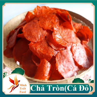 khô cá đỏ ép tròn, chả cá đỏ, cá đỏ- Đặc Sản Minh Triết