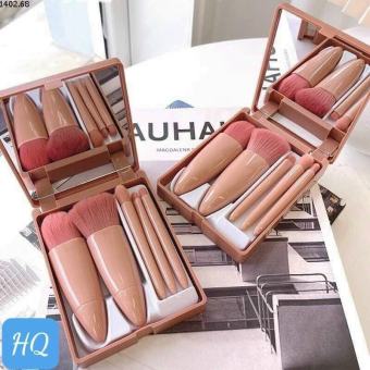 Set Cọ Trang Điểm 5 Món Kèm Gương