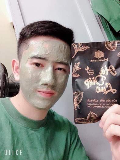 Bột Hà Diệp Lục Sạch Mụn Trắng Da