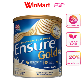 Sữa bột Abbott Ensure Gold hương vani hộp 400g