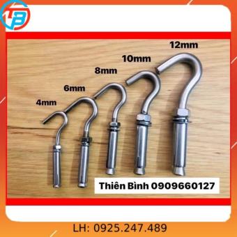 Nở Móc INOX 304 ( Bulong Nở Móc - Tắc Kê Nở Móc ) cáp thép Thái Bình Vina