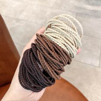 Dây Chun Buộc Tóc Hàn Quốc Trơn Nhiều Màu Chính Hãng