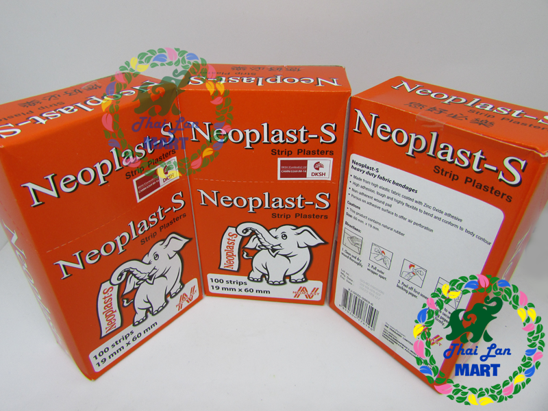 Combo 10h Băng keo cá nhân Thái Lan chống nước Neoplast S