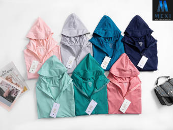 Áo Chống Nắng Nữ Hidoli Cao Cấp Vải Kim Cương Hạt Xoàn .Siêu Mát ,Chống Tia UV ,Chống Bụi Loại Đẹp ,Thời Trang