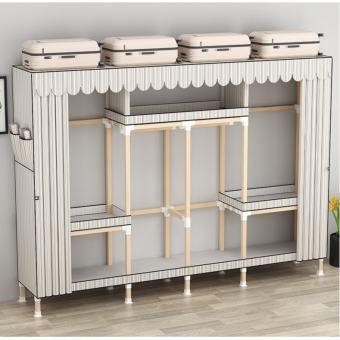 TỦ VẢI KHUNG GỖ BỌC 4 BUỒNG CAO CẤP TỦ VẢI KHUNG GỖ BỌC nhiều BUỒNG