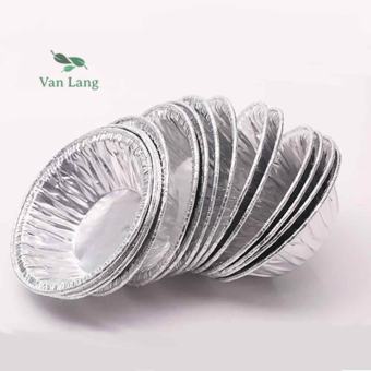 10 chiếc Chén giấy bạc nấu thức ăn đựng thực phẩm tiện lợi