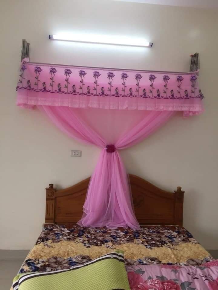Mùng khung xếp gọn voan lạnh/ màn khung xếp gọn đảm bảo đẹp mê hồn các chế ạ
