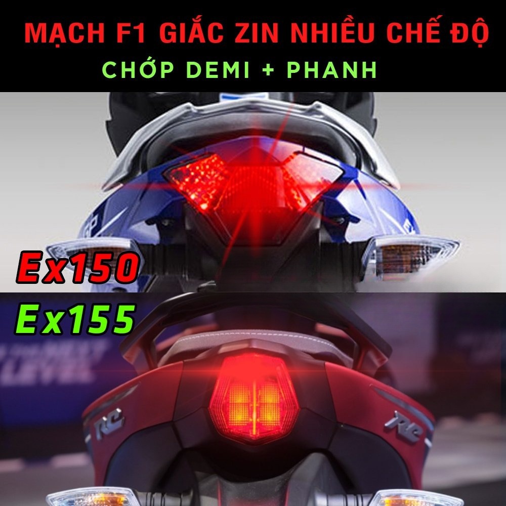 Mạch chớp f1 nhấp nháy đèn phanh hậu cho xe Exciter 150 yamaha