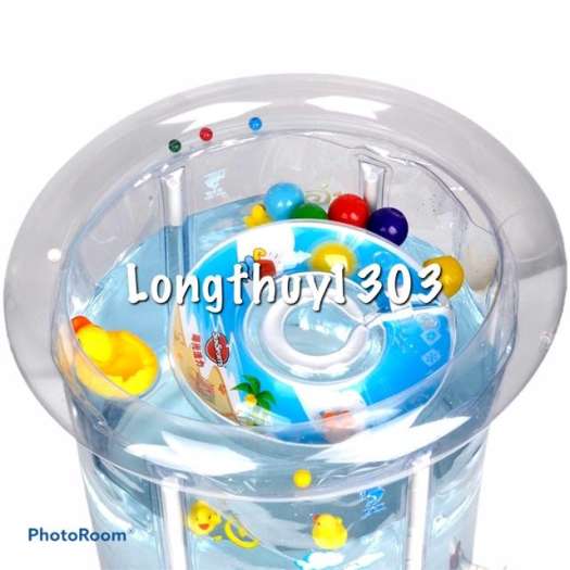Bể bơi đứng tặng kèm Phao cổ tập bơi cho bé DOCTOR DOLPHIN( tặng kèm phao cổ bơm phao) bảo hành trọn đời