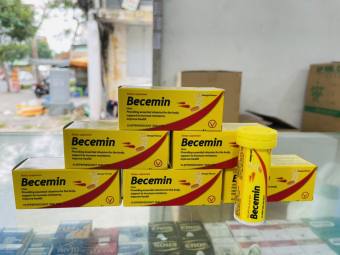 Viên sủi bổ sung vitamin Becemin (Tuýp 10 viên)