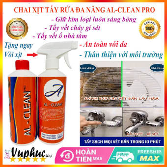 Dung dịch tẩy rửa đa năng Al - clean, chai xịt tẩy rửa lốc máy, bình xịt tẩy rửa, nước rửa sàn nhà, dung dịch vệ sinh bồn cầu, nhà tắm, nhà bếp, chất rửa rỉ sét kim loại, hóa chất An Toàn- Tiết Kiệm- Hiệu Quả- Chính Hãng.