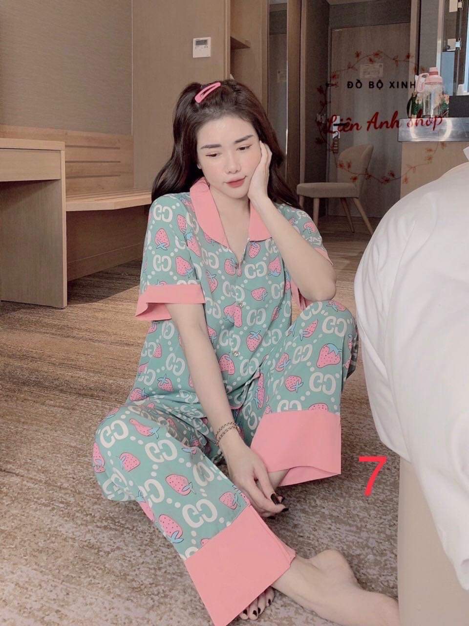Đồ bộ nữ pijama mặc nhà lụa ngủ tay ngắn quần dài