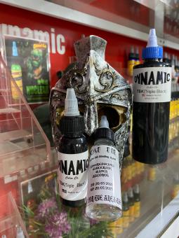 Mực xăm Dynamic TBK 30ml tặng kèm nước pha mực kaidi