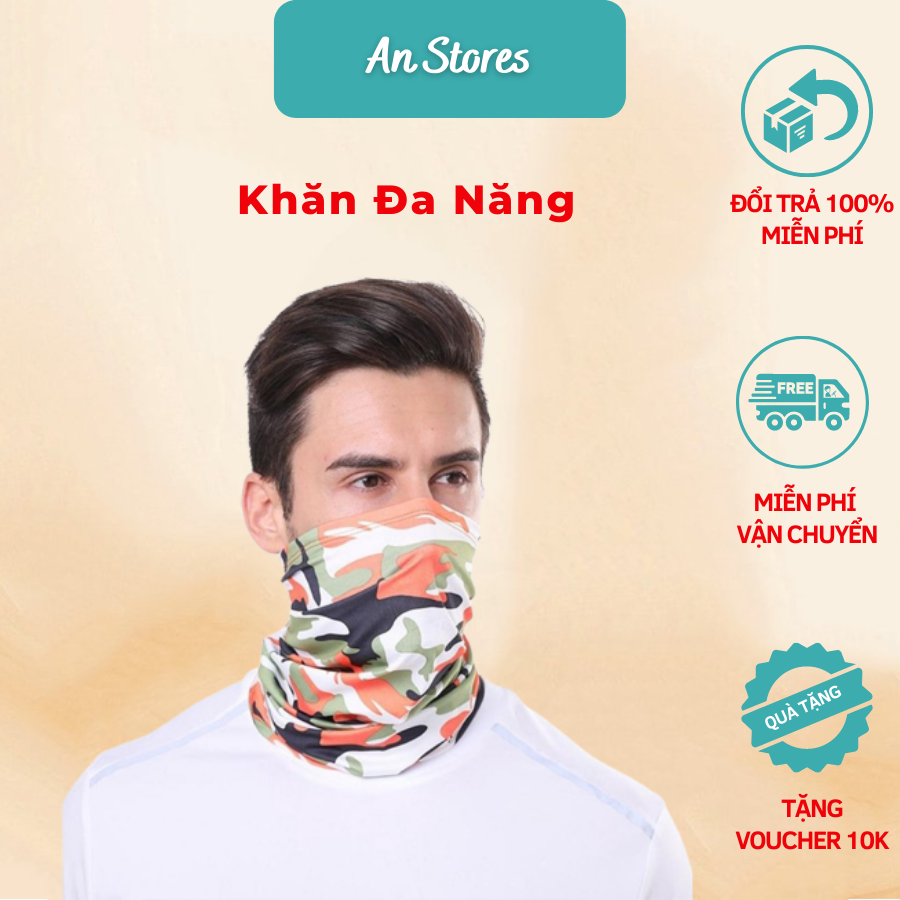 khăn đa năng chống nắng, Khăn đa năng đi phượt, chùm đầu cho nam và nữ