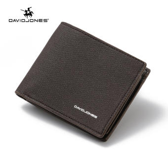 David Jones Paris người đàn ông của ví Polyester nhỏ bằng da Ví đựng xu