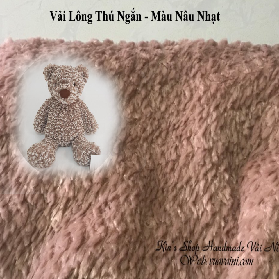 Vải Lông Thú Soắn, Vải Lông Kiểu Độc Lạ Cao Cấp Chuyên Dùng May Gấu Bông, Gối Hanmdade, Đồ Chơi Vải, Trải Bàn Tủ Kệ, Decor, May Áo Khoác- Kin Shop Handmade