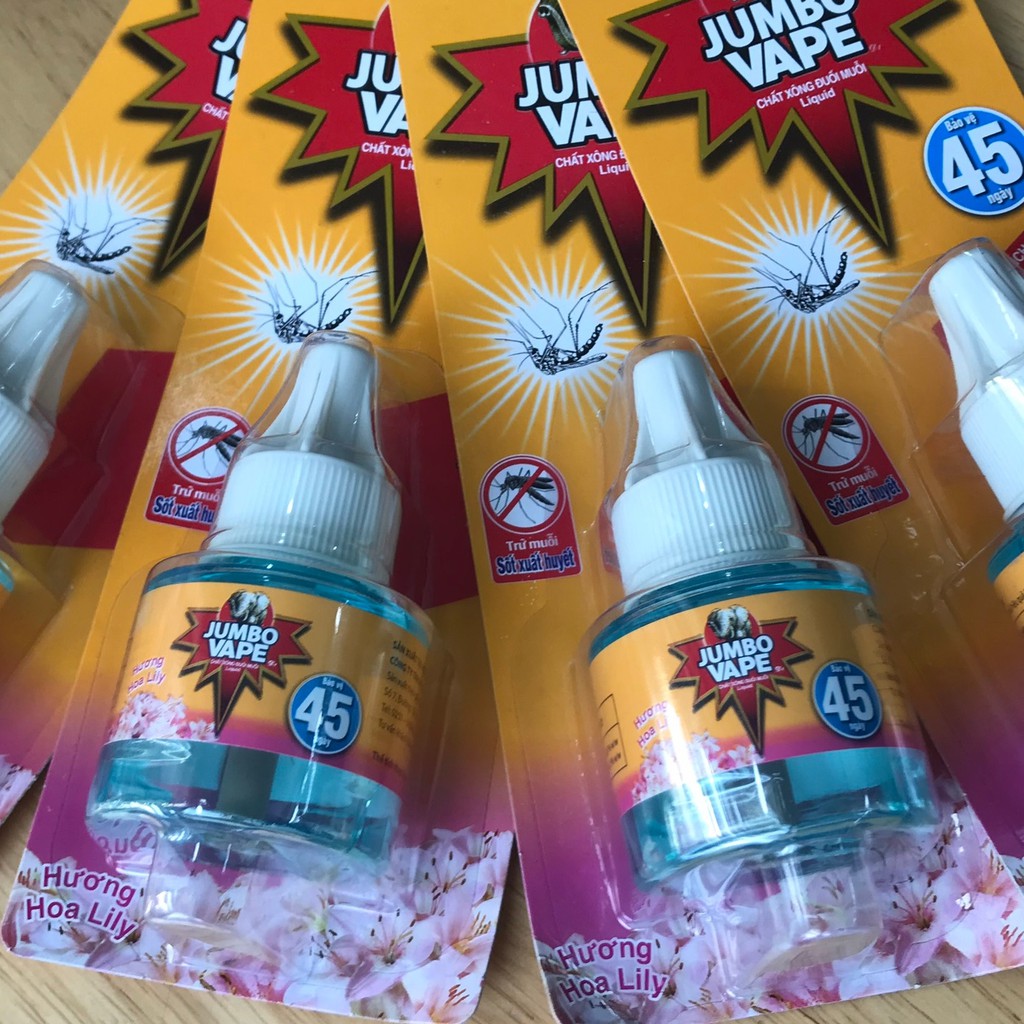 Tinh dầu đuổi muỗi Jumbo Fumakilla, đầu cắm xông tinh dầu đuổi muỗi