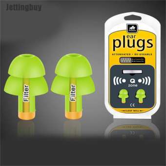 Jettingbuy 1 Cặp Nút Bịt Tai Chống Ồn Nút Bịt Tai Xốp Bảo Vệ Cách Âm