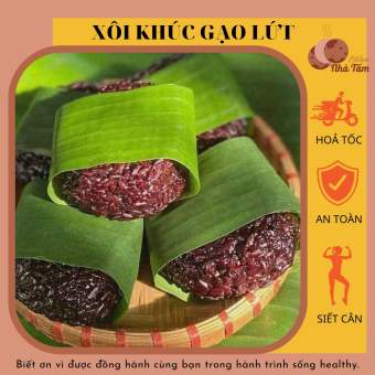 Set 8 Bánh khúc gạo lứt eatclean eat clean xôi khúc lứt ăn kiêng healthy