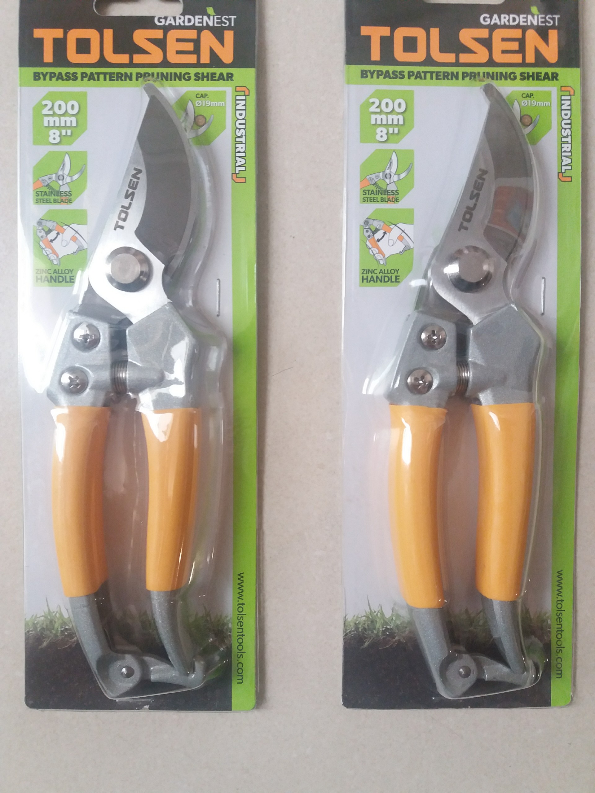 Tolsen - kéo cắt cành 200mm - 8inch - lưỡi cong