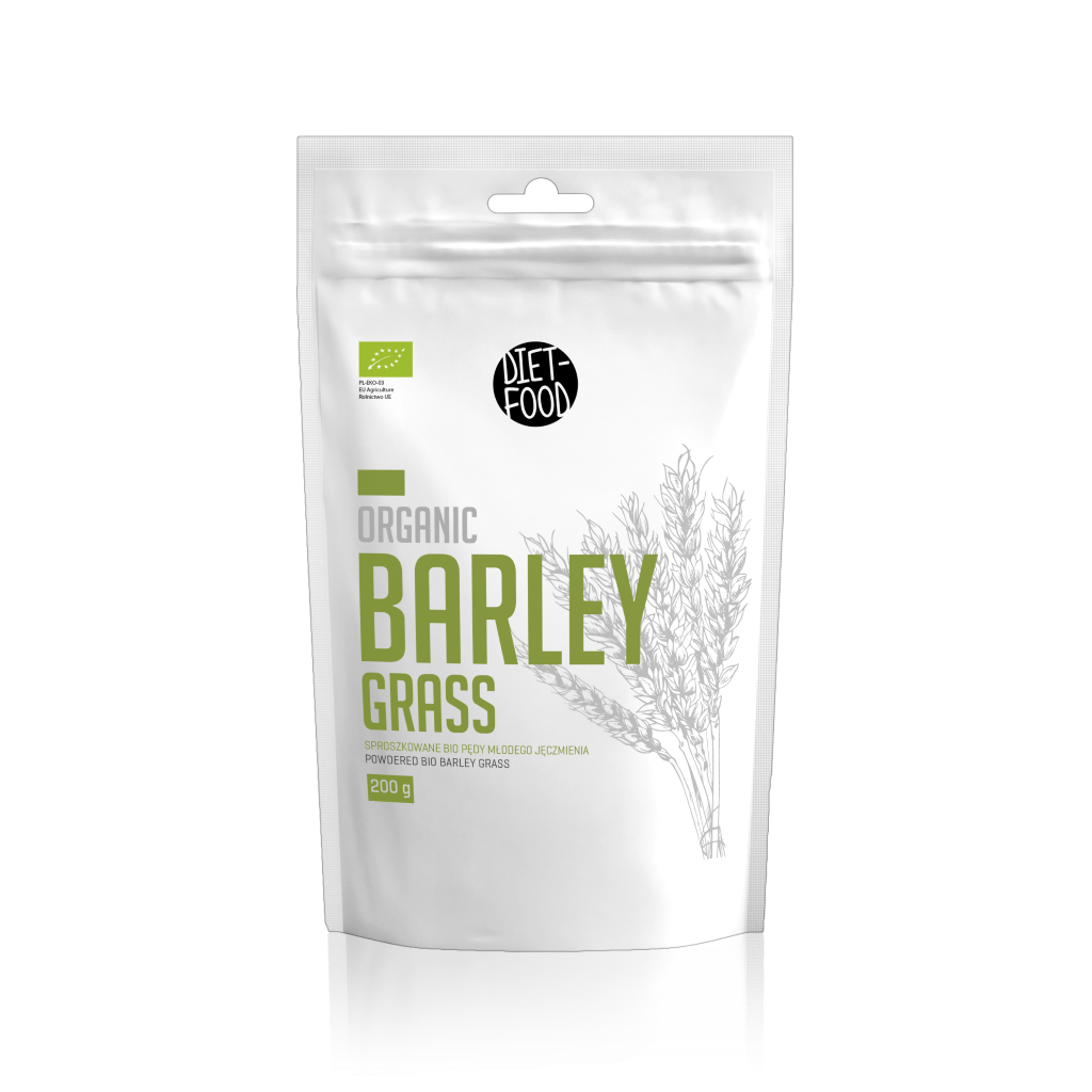 Bột cỏ lúa mạch non hữu cơ diet food organic barley grass powder 200g