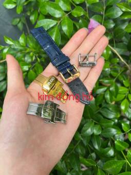 Khoá Kim - Khóa Bướm Dây Da Khắc Logo RADO - khóa dây đồng hồ