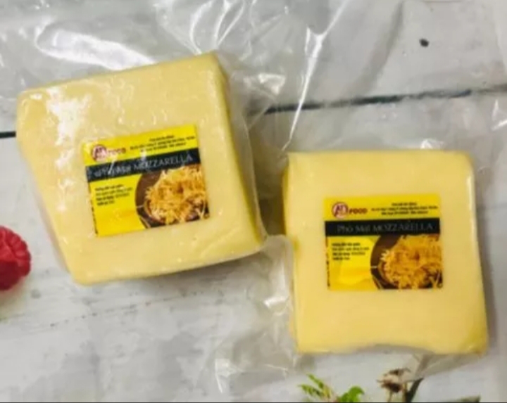 Phô mai mozzarella pháp siêu ngon khối 1kg ah food