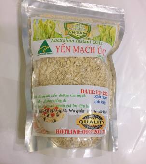 10 YẾN MẠCH ÚC cán nhuyễn 500G+tặng gói yến mạch usa